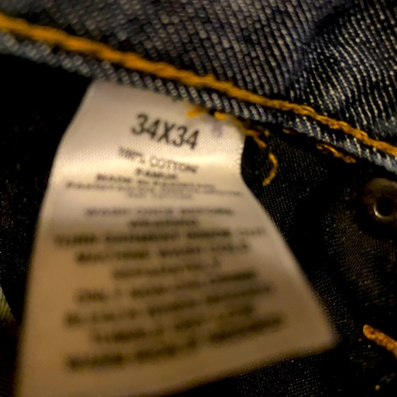 34x34 Aeropostale Jeans Relaxed Fit Light blue (fast ship)smoke free home* - Picture 5 of 5